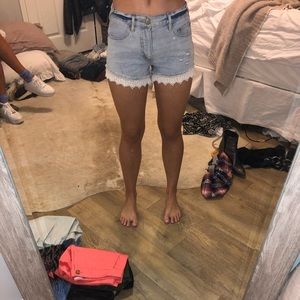 jean shorts